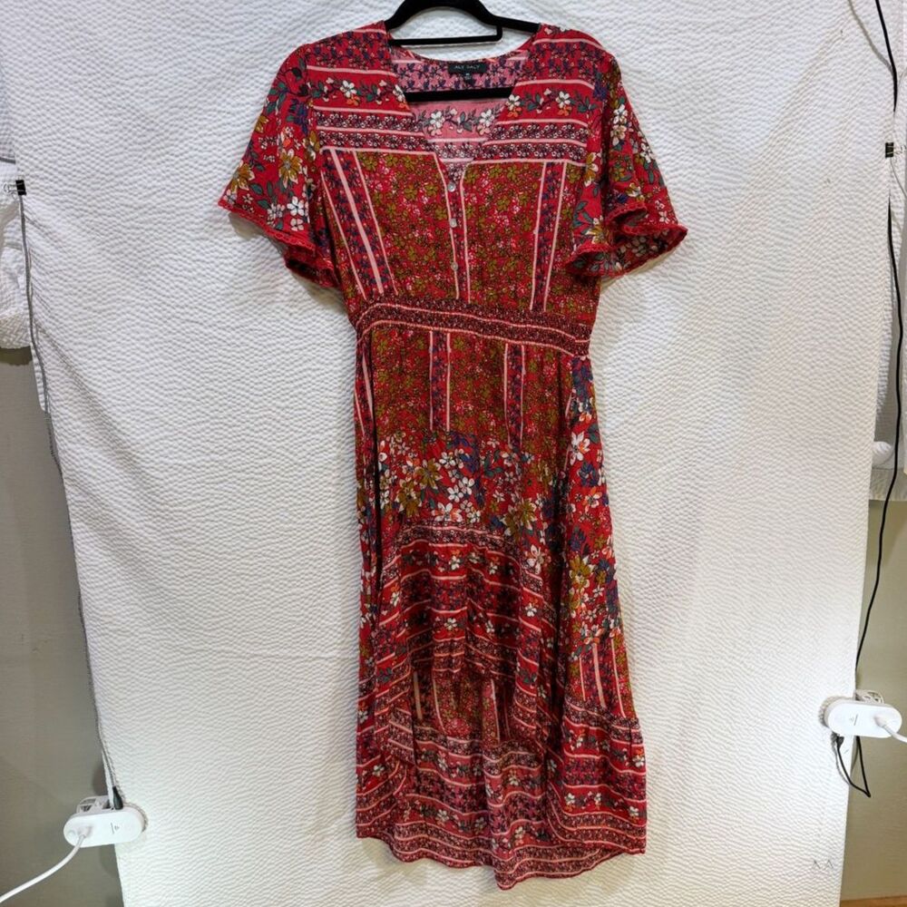 Aly Daly High Low Ruffle Dress